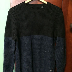 Blue/Black Knitted Sweater
